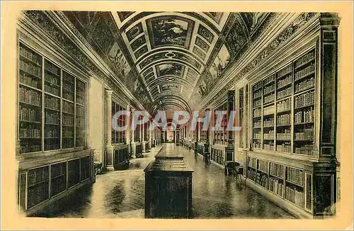 Moderne Karte Chateau de Fontainebleau Galerie de Diane ou Bibliotheque