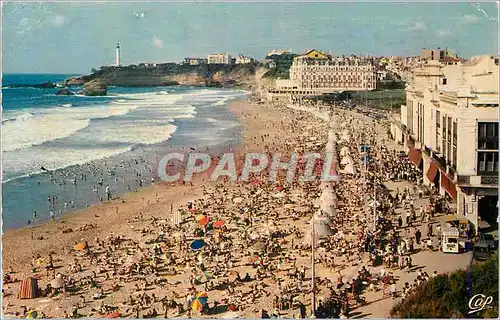 Cartes postales moderne Biarritz La Plage