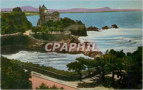 Cartes postales moderne Biarritz Villa Belza et Port Vieux