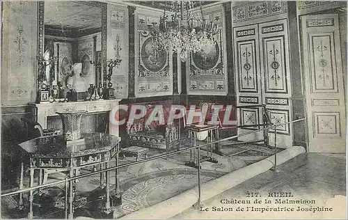 Ansichtskarte AK Chateau de Malmaison Rueil Le Salon de l'Imperatrice Josephine