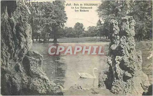 Cartes postales moderne Bois de Vincennes Le Lac Daumesnil Les Rochers