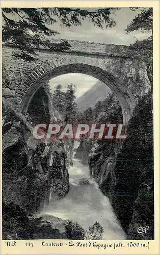 Cartes postales moderne Cauterets Le Pont d'Espagne (alt 1500 m)