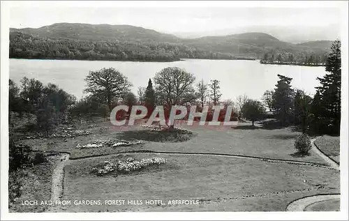 Moderne Karte Aberfoyle Loch ard from Gardens Forest Hills Hotel