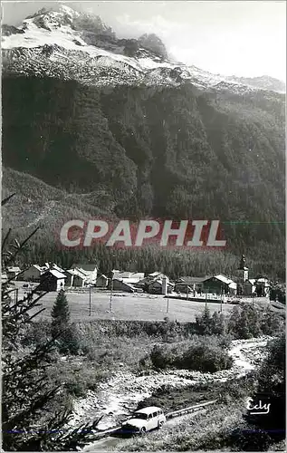 Cartes postales moderne Argentieres (Haute Savoie) Alt 1229 m Le Chef Lieu L'Aiguille Verte et les Dru