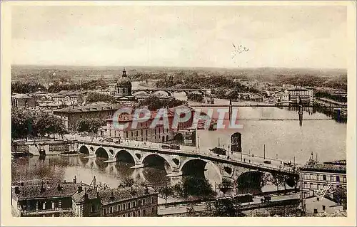 Cartes postales moderne Toulouse Pyrenees Ocean Vue Generale sur la Garonne