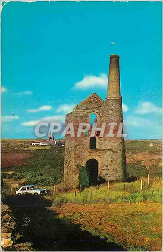 Moderne Karte An Old Cornish Tin Mine