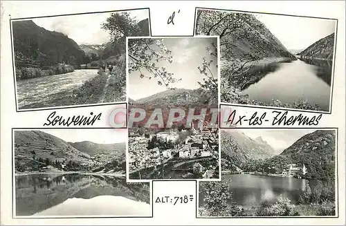 Cartes postales moderne Souvenir des Ax les Thermes La Perle des Pyrenees Alt 718 m Station Thermale