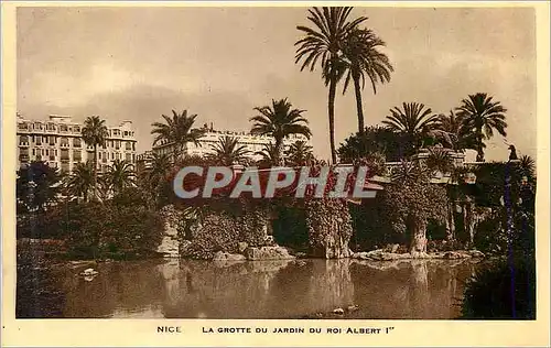 Cartes postales Nice La Grotte du Jardin du Roi Albert 1er