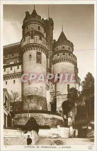 Cartes postales moderne Chateau de Pierrefonds L'Entree