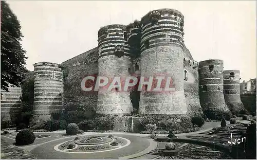 Cartes postales moderne Angers (M et L) Le Chateau et les Jardins