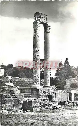 Moderne Karte Arles Les Colonnes Corinthiennes du Theatre Antique