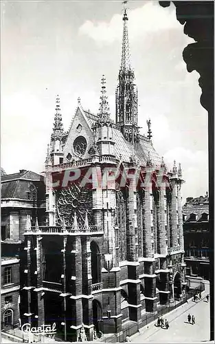 Moderne Karte Paris La Sainte Chapelle