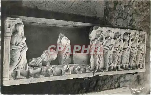 Moderne Karte Vaison la Romaine Le Cloitre (XIIe S) Sarcophage en Marbre