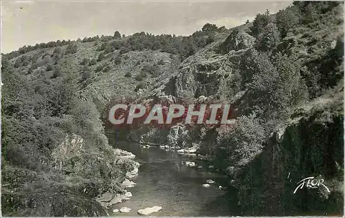 Moderne Karte Anzeme Plage (Creuse) Gorges de la Creuse