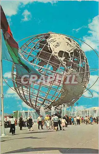 Moderne Karte Unisphere New York World's Fair 1964 1965