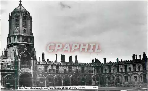 Cartes postales moderne Oxford The Great Quadrangle and Tom Tower Christ Church