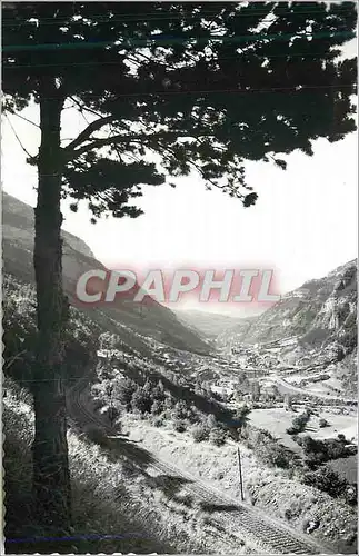 Moderne Karte Canfranc Vista Panoramica de Canfrane Pueblo