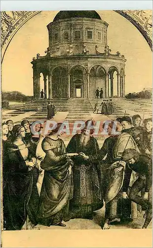 Cartes postales moderne Milan Pinacotheque du Palais de BreraRaphael (Faffaello Santi ou Sanzio Le Mariage de la Vierge