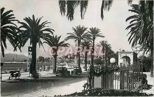 Moderne Karte Cannes La Promenade et la Croisette Automobile