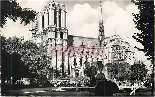 Moderne Karte Notre Paris Notre Dame Chef d'Oeuvre de l'Architecture Medievale (XIIe XIIIe Siecles)