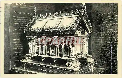 Moderne Karte Paris Eglise Saint Etienne du Mont La Chasse de Sainte Genevieve