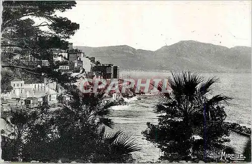 Moderne Karte Marseille La Corniche L'Anse du Prophete