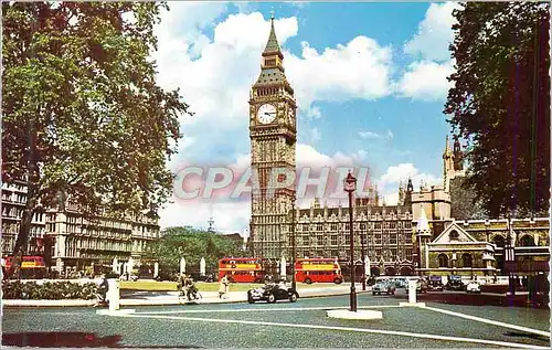 Cartes postales moderne London Big Ben and Parliament Square