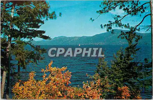 Moderne Karte Lake George NY Splendor in the Adirondack Mountains