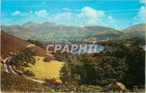 Cartes postales moderne Keswick and Skiddaw from Cat Bells