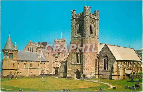 Cartes postales moderne Aberystwyth College and Church