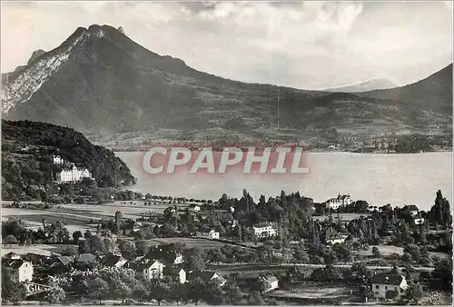 Moderne Karte Menton Saint Bernard Vue Generale et le Lac