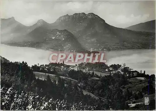 Cartes postales moderne Lac d'Annecy Talloires et Duingt Vue Generale
