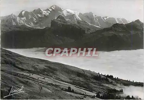 Cartes postales moderne Aux environs de Gets et de Morzine Le Mont Blanc vu de Ranfoly