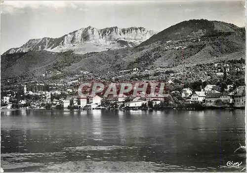 Moderne Karte Lugrin Tourronde (Hte Savoie) Vue Generale Le Leman et les Memises