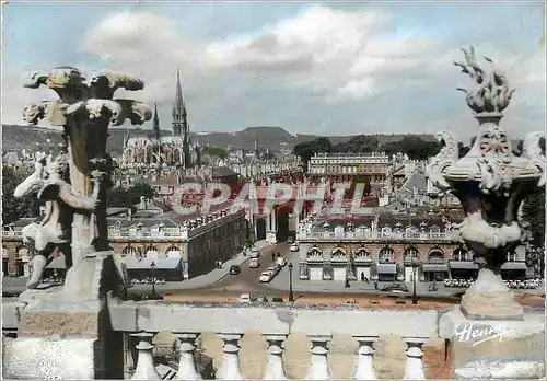 Moderne Karte Nancy La Place Stanislas vue de l'Hotel de Ville