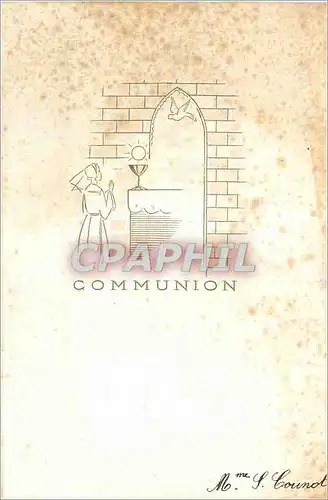 Moderne Karte Communion