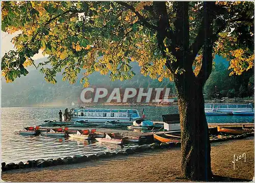 Cartes postales moderne Gerardmer (Vosges) Couleurs et Lumiere de France L'Embarcadere des Vedettes Bateaux