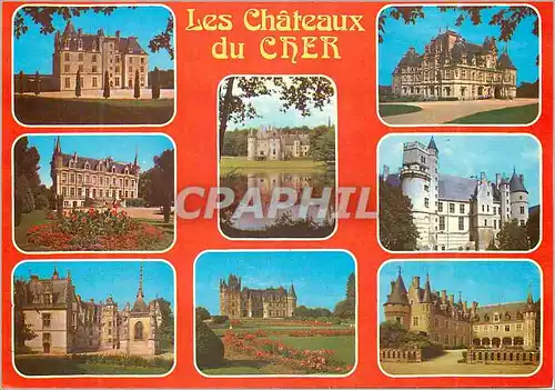 Cartes postales moderne Les Chateaux du Cher