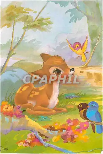 Cartes postales moderne Bambi Disney
