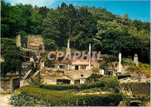 Cartes postales moderne Val de Loire Habitations Troglodytes