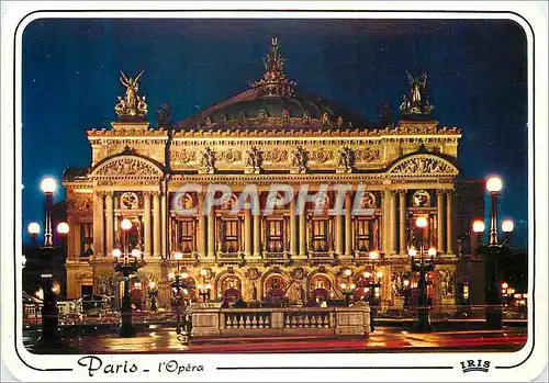 Moderne Karte Paris l'Opera