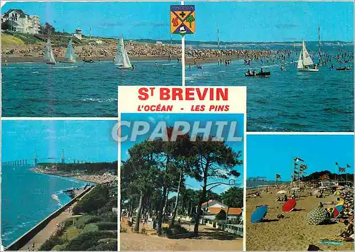 Cartes postales moderne Saint Brevin Lumiere de la Cote de Jade Plages et Alleesde Pins