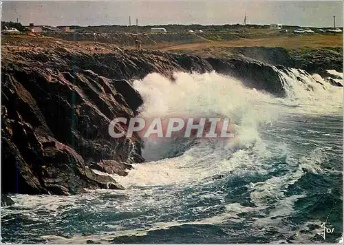 Moderne Karte La Bretagne en Couleurs La Mer Immense est belle