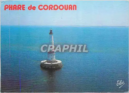 Moderne Karte Phare de Cordouan Situe a l'embouchure de la Gironde entre Royan et Soulac