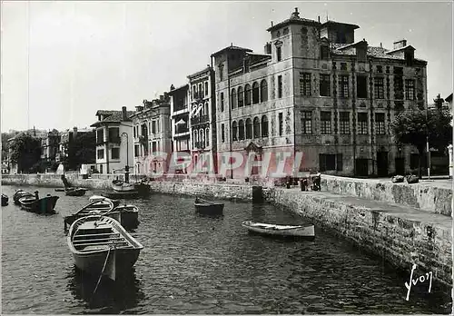 Moderne Karte St Jean de Luz (Basses Pyrenees) La Maison de l'Infante et le Port