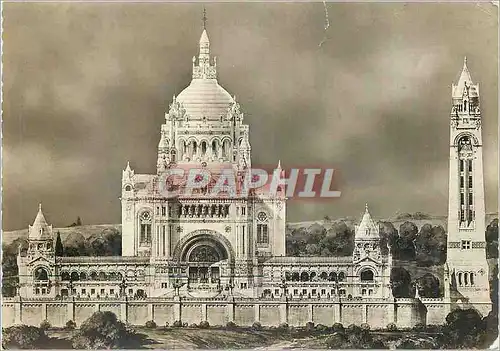 Cartes postales moderne La Basilique de Lisieux Vue Generale du Projet