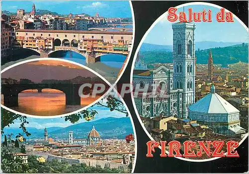 Moderne Karte Saluti da Firenze