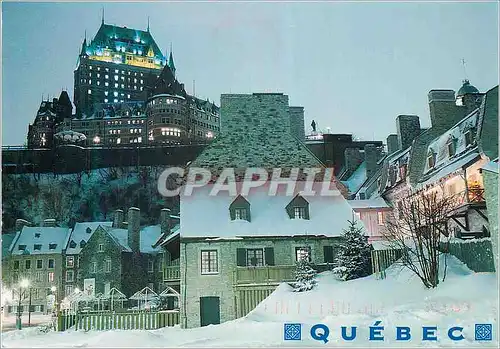 Cartes postales moderne Quebec Place Royal en Hiver