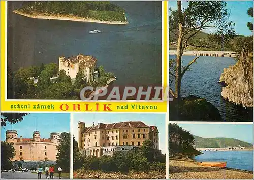 Cartes postales moderne Statni Zamek Orlik nad Vitavou