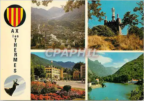 Cartes postales moderne Ax les Thermes (Ariege) Station Thermale et de Sports d'Hiver